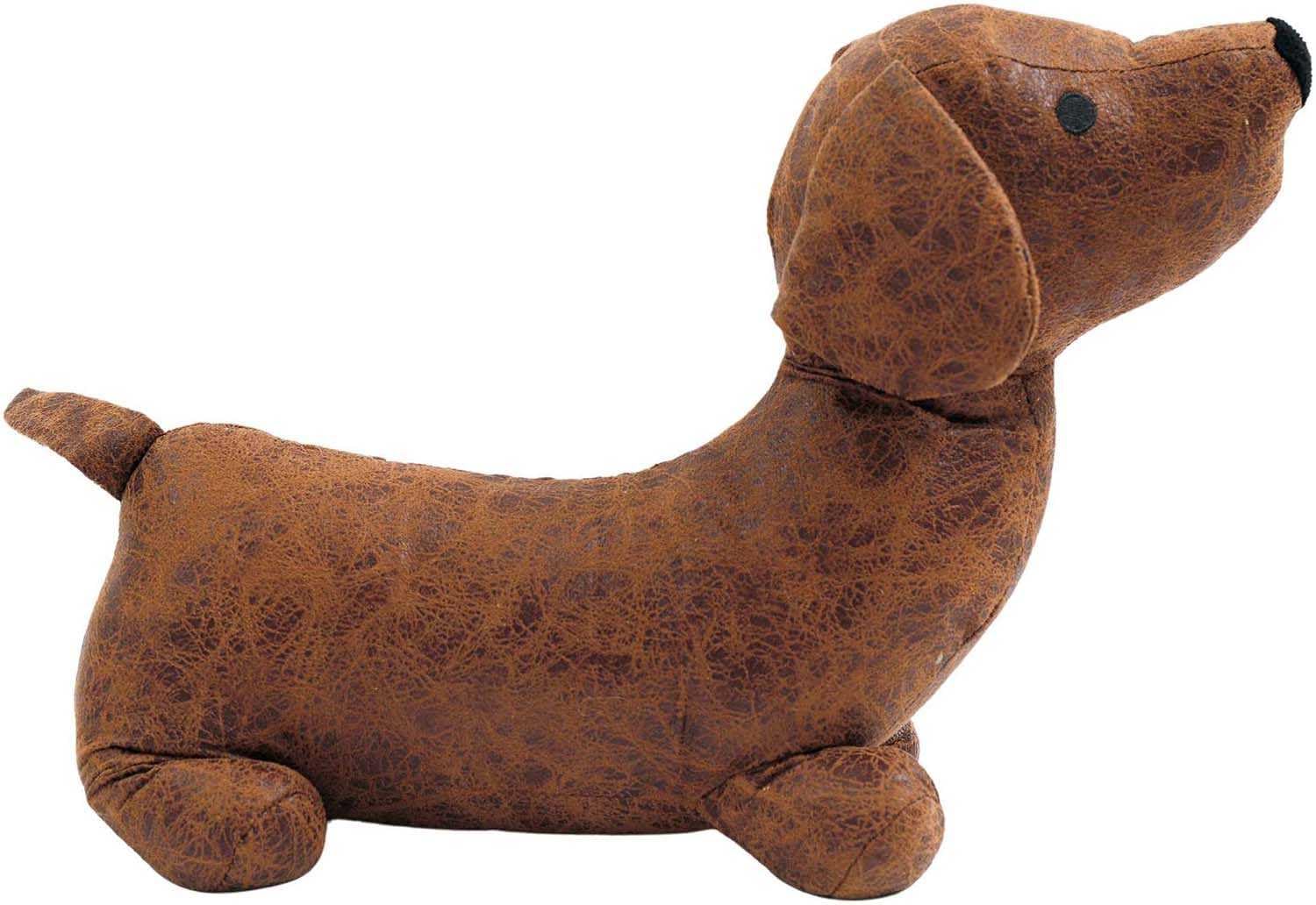 Carousel Home and Gifts Charming Dachshund Puppy Sausage Dog Doorstop - Novelty Animal Door Stop