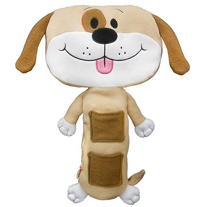 Childrens Car Seat Belt Soft Toy Pet Travel Pillow Soft Toys Dog