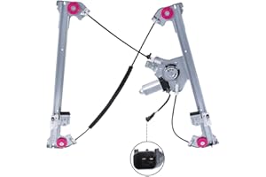 DEAL AUTO ELECTRIC PARTS New 1pc Power Window Regulator With Motor Assembly For 06-08 Mark LT 04-08 F150 Crew (Supercrew) Cab With 4 Full Size Doors Only Compatible with Rear Passenger (Right) Side