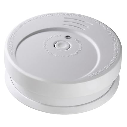 Hama Rauchmelder Feuermelder GS 506G (85 dB Alarm, optischer Sensor, Testtaste, Kontroll-LED, inkl. Batterie, Batteriewarnung