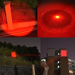High Power One Mode Red LED Flashlight, Powerful