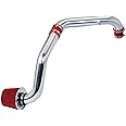 Rtunes Racing Cold Air Intake Kit + Filter Combo RED Compatible For 96-00 Honda Civic CX/DX/LX 1.6L I4