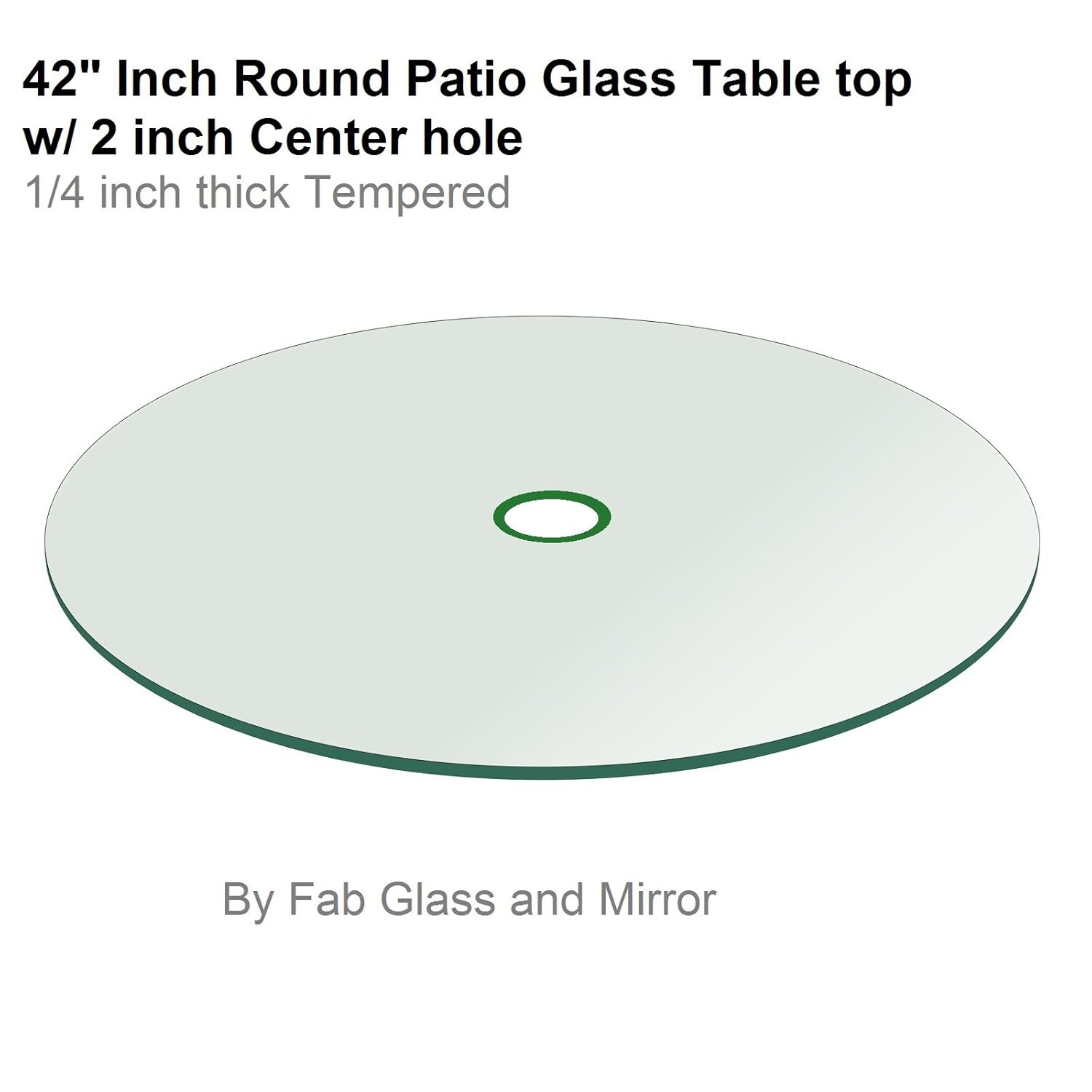 Best glass round patio table top