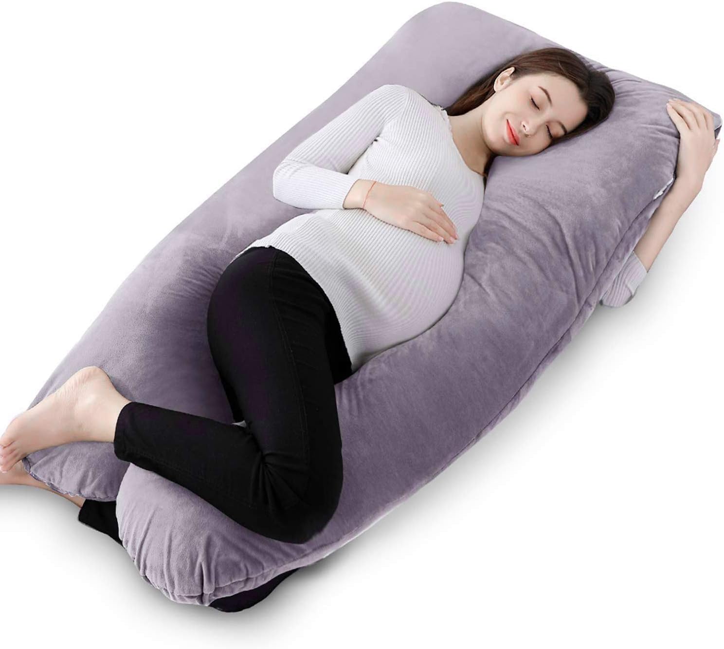 Shop Red Radish Full Body Pregnancy Pillow, U-Shape Pillow, Maternity Pillow, Support for Back, Hips, Legs, Belly for Pregnant Women