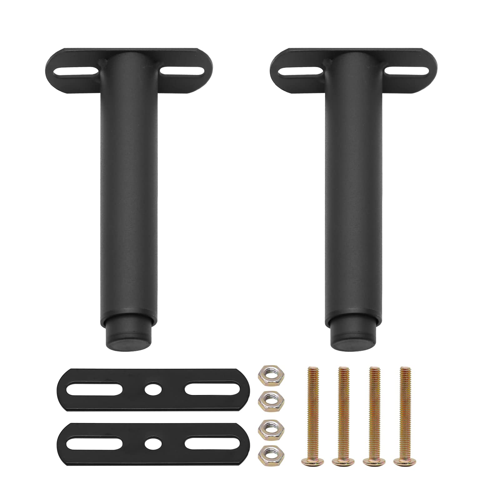 Hoypeyfiy 2pcs Bed Adjustable Furniture Legs Metal Support Foot Retractable Heavy Duty Bed Center Frame Slat Support Leg for Bed Cabinet Sofa Frame Replacement Parts (7inch -13inch)