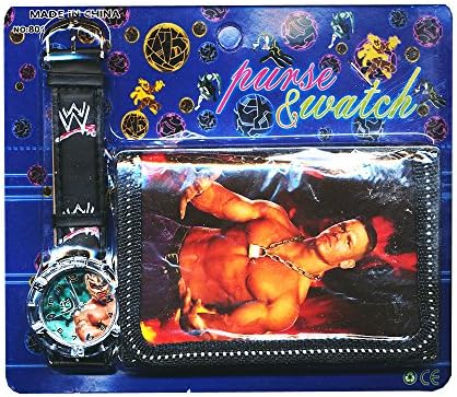 WWE Children's Watch Wallet Set For Kids Children Boys Girls Great Christmas Gift Gifts Present - Sold by Happy Bargains Ltd [Styles May Vary]