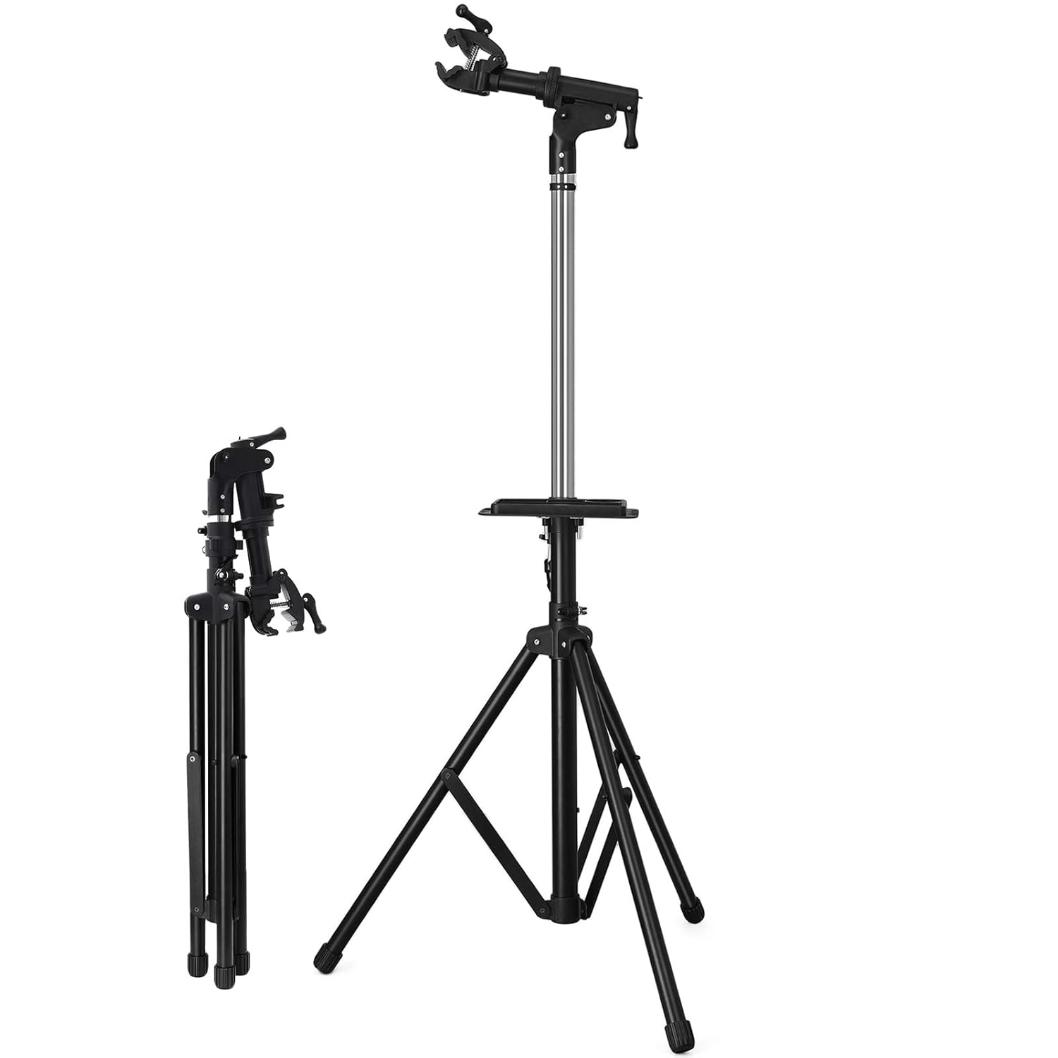 Sports SONGMICS Improved Bike Repair Stand with Aluminum Alloy Arm Full