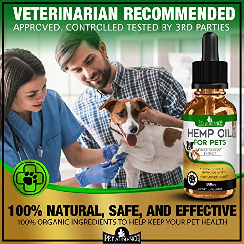 (2 Pack1000mg) Hemp Oil for Dogs Cats PetsSeparation Anxiety Stress