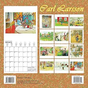 Carl Larsson Calendar - 2017 Wall Calendars - Calendar 2016 - Art Calendar - Famous Paintings Calendar by Magnum