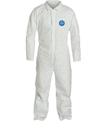 Cut overall/White　papier DuPont Tyvek 400 Disposable Protective Coverall With Open Wrists