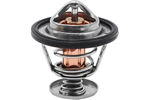 Aynaxcol Engine Thermostat with A Gasket 129155-49801 Replacement for Yanmar Engine 3TNE88 3TNV84 3TNE84 4TNV84 4TNE84 4TNE88