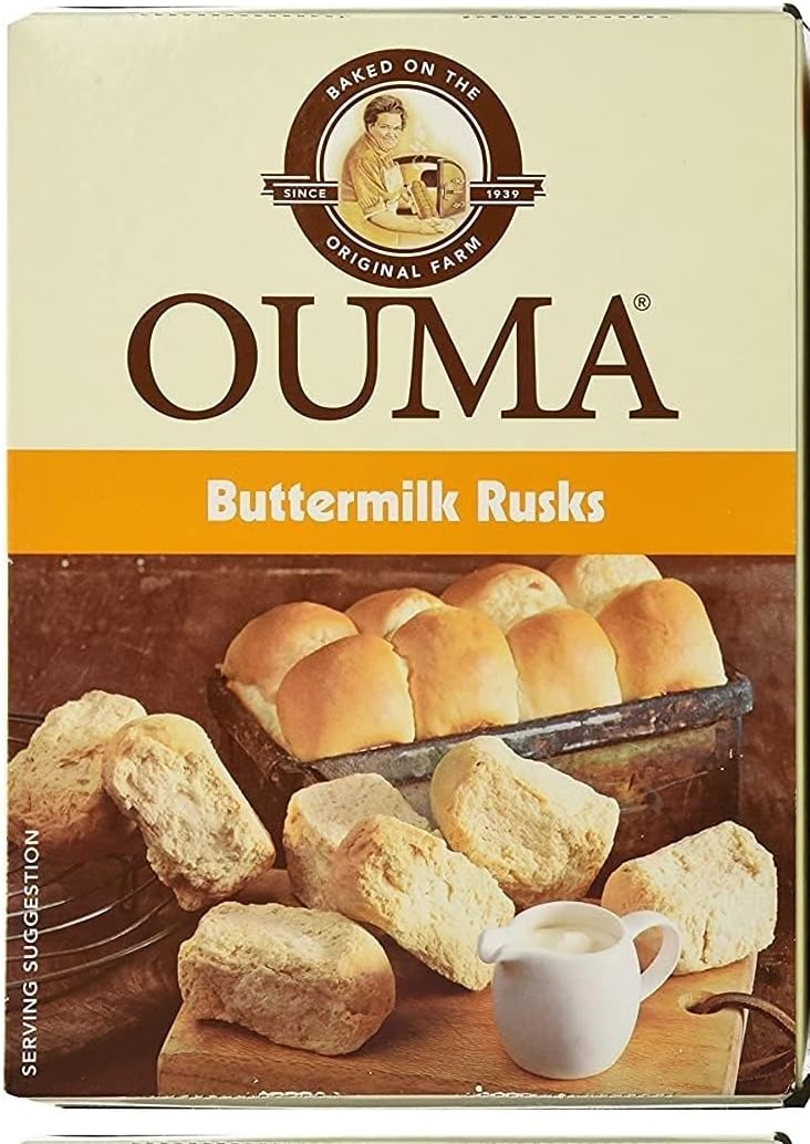 Ouma Rusks Buttermilk 6x500g - Gluten Dairy, Dunking Rusks