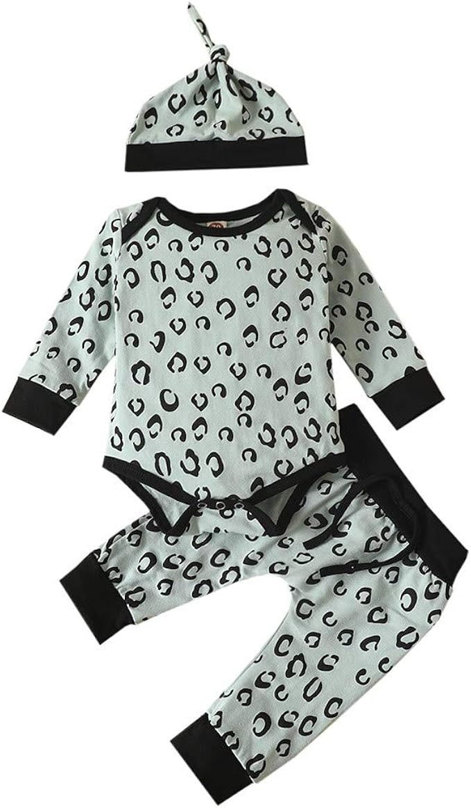 baby leopard print romper