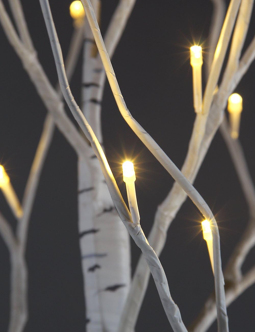 Lightshare LED Lighted Birch Tree, 6 Feet, Warm White eBay