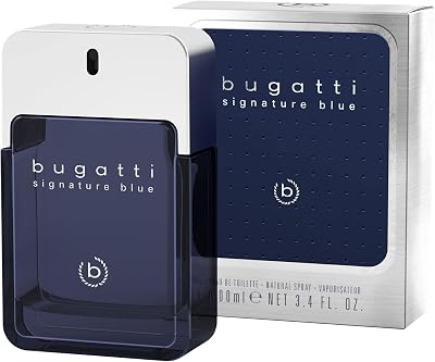 Bugatti Signature Blue Perfume for Men 100ml Fresh Eau de Toilette Aromatic
