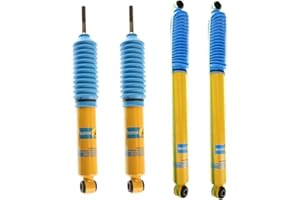 Trendsauto Bilstein 4600 Series Set of Front & Rear Monotube Shocks fits 1999-2016 F250 F350 Super Duty RWD | Includes Decal | 24-197779 24-185325