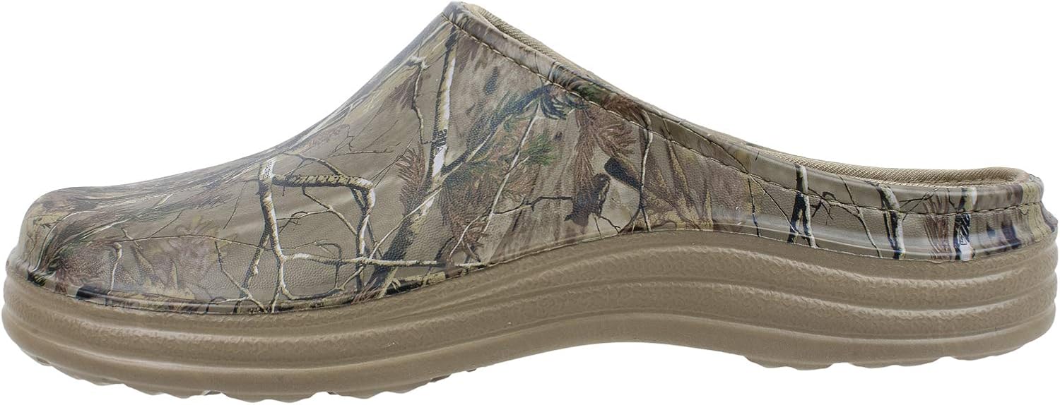  | Realtree Camo Mens Lined Clog with Sherpa Lining | Mules & Clogs