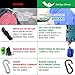 Upgraded Double Camping Hammock- with 2 Longer Ropes 15ft, Unique GIFT BOX, Tree Straps. Portable Lightweight Heavy Duty Parachute Nylon Hammocks for Yard Backpacking Travel Beach Patio, Support 600lb