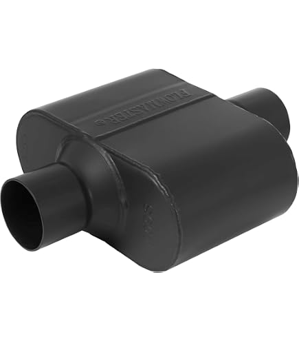 Pot D'échappement Flowmaster 40 Series - Son Puissant Et Agressif, Entrée Décalée 2.50", Sortie Centrée 2.50" - 4