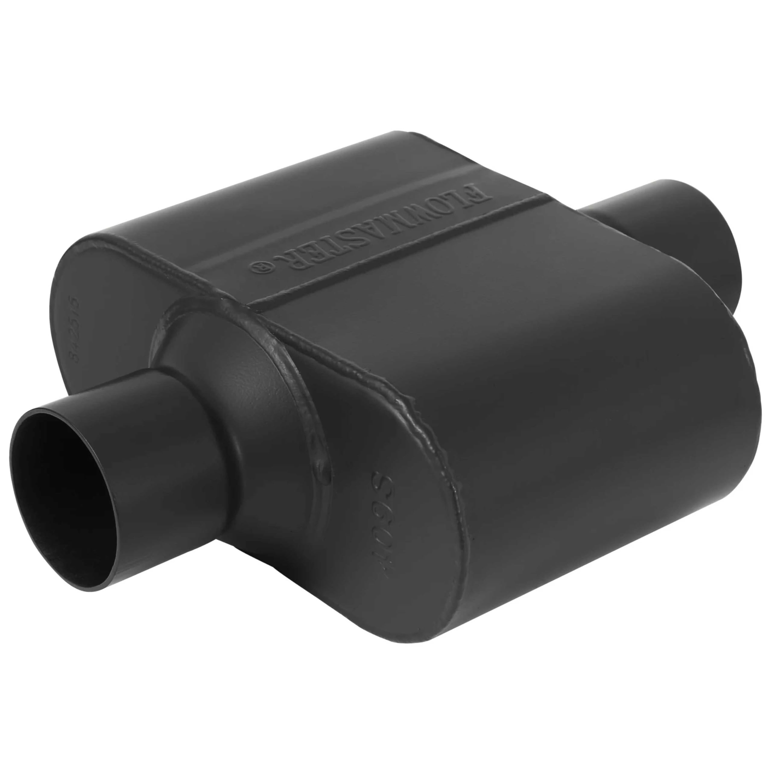 Silenciador con cámara Flowmaster Super 10 Series – 2.50” de entrada central / 2.50” de salida central – Sonido inspirado en las carreras – Acero inoxidable 409 – Ideal para Muscle Cars, LS Swaps, Drag Cars y construcciones todoterreno (842515)