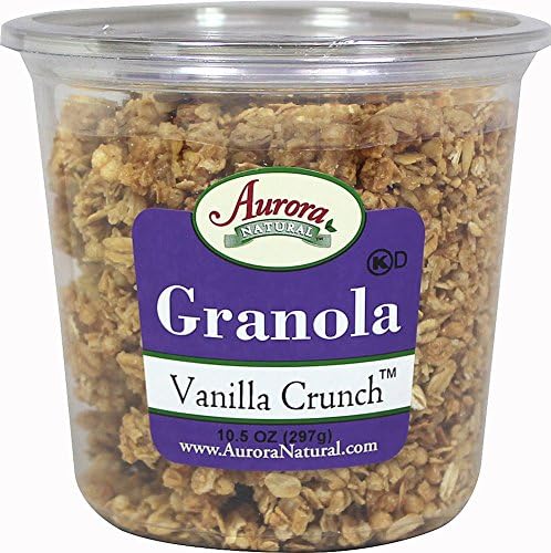 Aurora Natural Vanilla Crunch Granola-10.5 oz Container