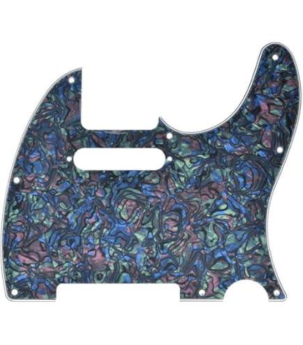 Pickguard Chitarra Piastra Graffiante Tele Tartaruga Scura Per - Foto 2