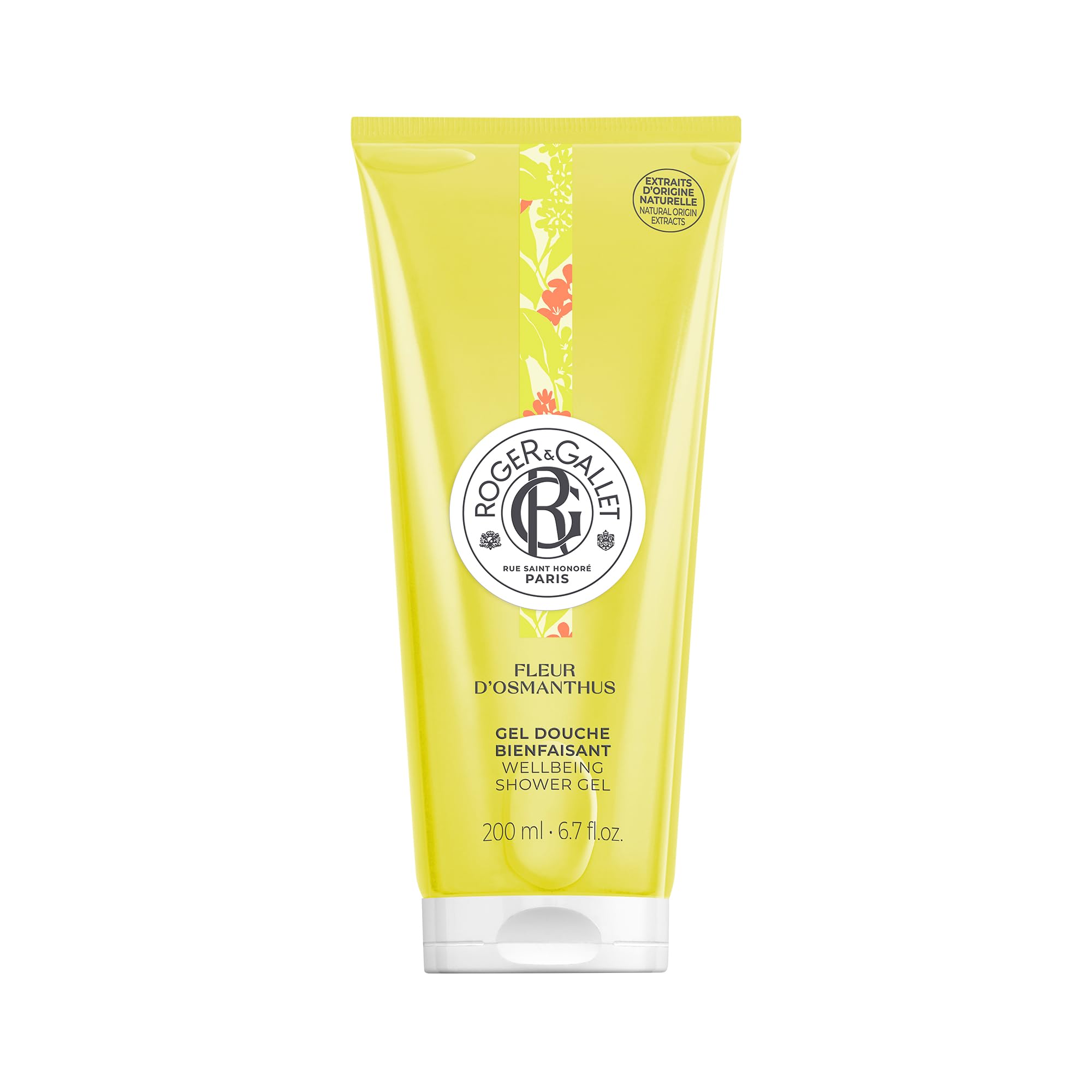 Photo 1 of ROGER & GALLET | Body Wash & Shower Gel for Women | Fleur D'Osmanthus - Osmanthus Flower 6.6 Oz