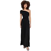 Runaway the Label Women's Lara One Shoulder Maxi Dress