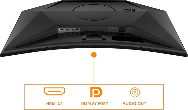CQ32G4VEAD 32 Zoll Curved, WQHD Gaming Monitor, 180Hz, Fast VA Panel, 1ms GtG, Adaptive Sync, HDR10, FreeSync, (2560x1440 HDMI 2X 2.0 DP 1x 1.4) Schwarz