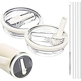 Replacement Lid for Stanley 40 oz Quencher H2.0 – 2 Pack Leak-Proof Flip Straw Tumbler Lid, Compatible with Stanley Cup Accessories