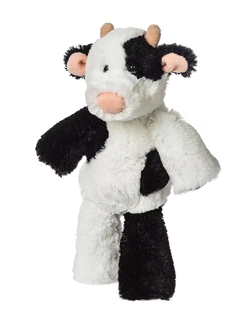 Mary Meyer Stuffed Animal Marshmallow Zoo Plush Soft Toy, 9-Inches, Junior Clyde Cow