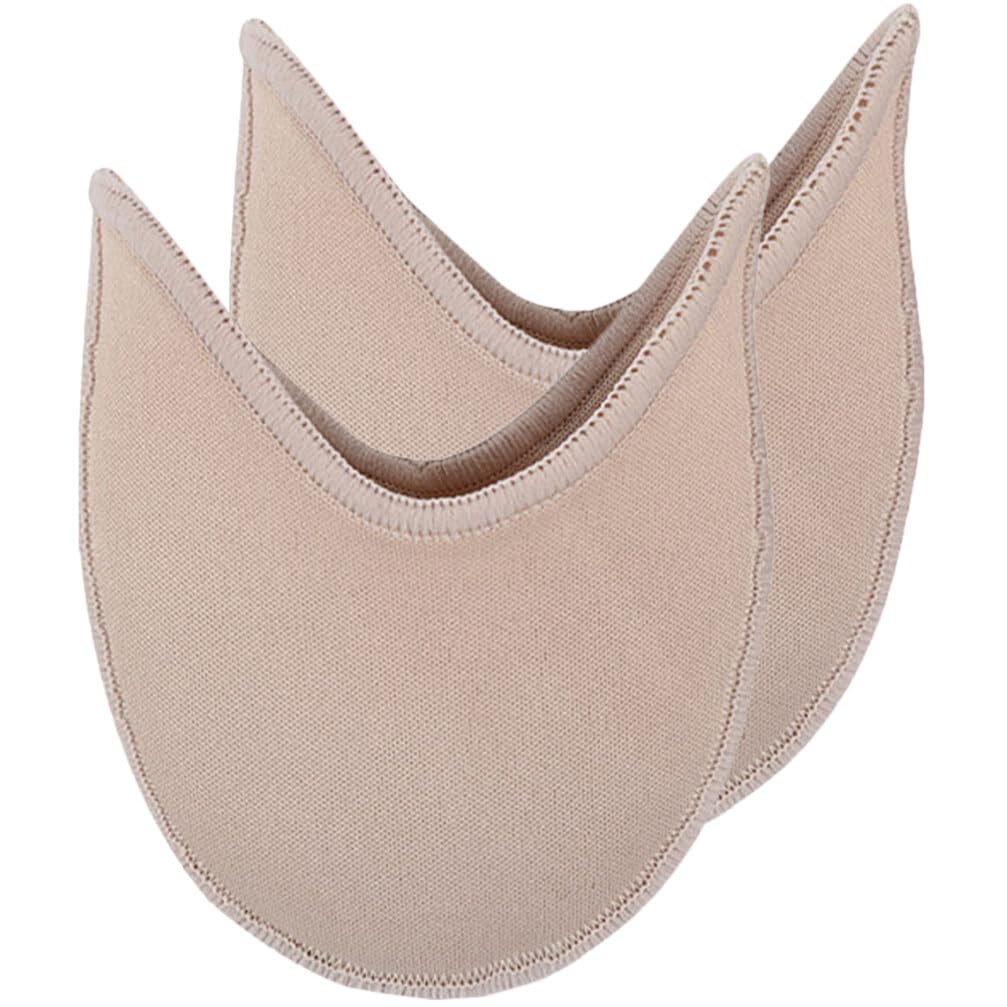 BESPORTBLE Ballet Dance Shoes Pads, 1 Pair Elastic Pouches Pad Soft Cap Cover, Anti-Slip Half Sole Ballet Pointe Shoes Socks for for Heel Ballet Point Shoes