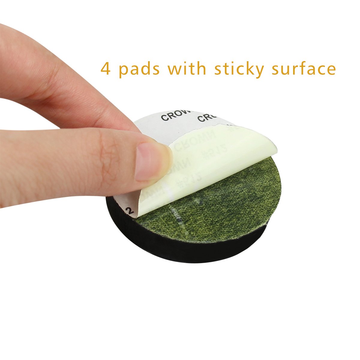 Ndier 24Pcs Blumentopf-Füße Unsichtbare Blumentopf-Riser - Heavy Duty Anti-Rutsch-Riser für Pflanzentöpfe Schwarz (12 + 4 + 8 verschiedene Stil)