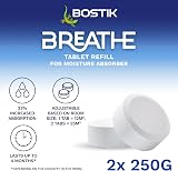 Bostik Breathe Dehumidifier Refill Tablets 2 Pack Dye-Free Fragrance-Free 25m² view 2