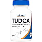 Nutricost Tudca 500mg, 30 Capsules (Tauroursodeoxycholic Acid) - Premium Quality, Gluten Free