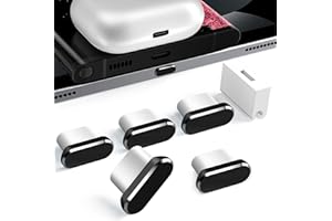 TITACUTE USB Type C Anti Dust Plug, [5-Pack] USB C Cover Cap Plugs Port Caps Protectors for iPhone 15 Pro Max 15 Plus Samsung A53 A54 S23 FE S22 S21 S20 Galaxy Z Flip 5 Google Pixel 8 Pro 7 6 6a 7a
