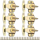 Wvapzwr Metal Table Locks, 6 Sets Heavy Duty Dining Training Table Buckles Connectors Table Leaf Hardware Accessories, Yellow