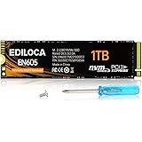 EDILOCA EN605 1TB M.2 SSD, NVMe1.3 PCIe Gen3 x4 SSD Internal Hard Drive, M.2 2280 - Read/Write Speed up to 2150/1850 MB/s - I