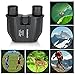 TOMSHOO 10x25 Binoculars Compact Waterproof Binocular with Weak Light Night Vision for Outdoor Sports Bird Watching Concerts and Travel