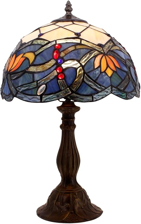 tiffany lampara de mesa de cristal
