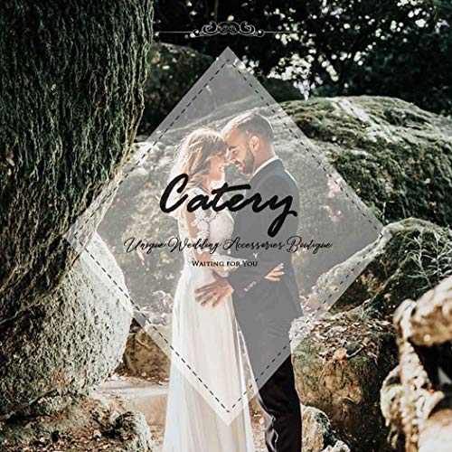 Catery Bride Wedding Headband Pearl Long Hair Vine Braid Headpieces Bridal Hair Accessories for Women (Rose Gold) - Thumbnail 4