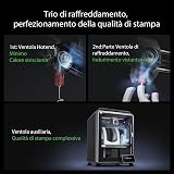 Creality K1C 3D Printer 600mm/s Auto Level AI Camera Silent 220x220x250mm view 5