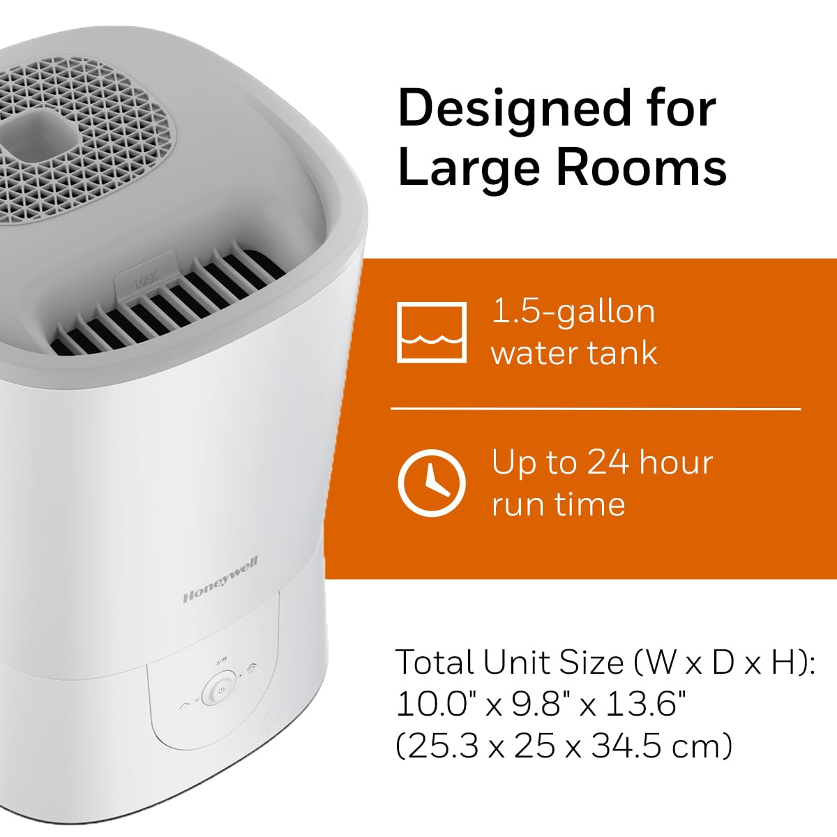 Warm Mist Humidifier - 1.5 Gallon, Top Fill
