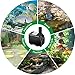 Winkeyes Fountain Pump, Small Submersible Fountain Water Pump for Outdoor Indoor Tabletop Water Fountain, Aquarium, Fish Tank