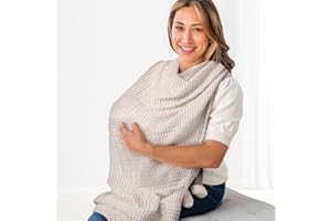 Itzy Ritzy Breastfeeding Boss Multi-Use Cover – A Nursing Cover, Swaddle, Car Seat Cover, Tummy Time Mat & Burp Cloth All in 