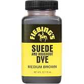 Fiebing's Suede Dye - Recolor, Brighten and Restore Suede and Rough-Out Leather - Medium Brown