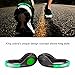 SLDHR LED Shoes Clip Lights USB charging for Night Running Gear, Color Changing RGB Strobe and Steady Color Flash Mode, Safety Clip Lights for Running, Jogging, Walking, Biking(One Pair)