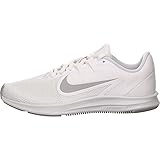 Nike Women's Downshifter 9 Running Shoe, White/Wolf