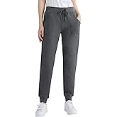 Weintee Women's Cotton Jersey Pocket Joggers