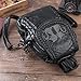 Katloo Mini Backpack For Women Small Soft Washed Leather Backpacks Girls Casual Daypack Shoulder Chest Bag Sling Purse Junior School Book Pack Convertible Strap Tear Drop Cat (Black)
